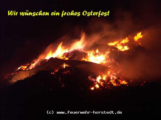 Osterfeuer 2007 in Horstedt