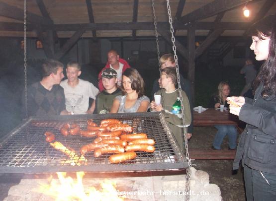 Die Grillw�rstchen waren sehr lecker ..