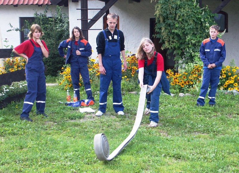 Schlauchrollen war eine zu l�sende Aufgabe