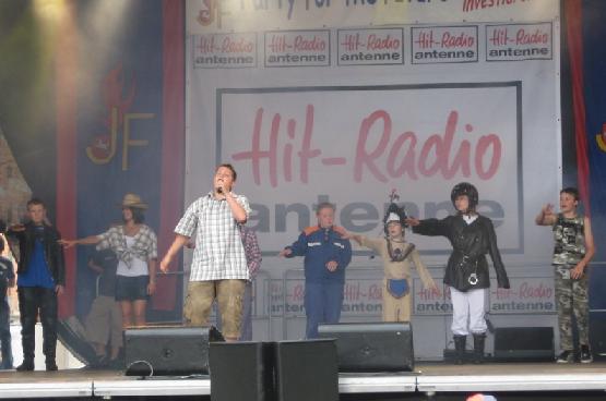  Die Village People aus Horstedt auf der B�hne