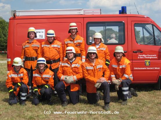 Die Leistungsgruppe vor dem Start