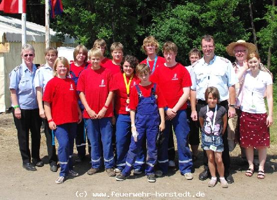 Die Delegation der JF der SG Thedinghausen