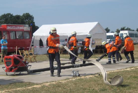 Unsere Leute voll in Action