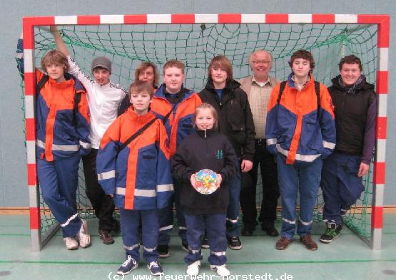 Unser Erfolgsteam mit JFW Conny Dittmer und B�rgermeister Diethelm Ehlers 