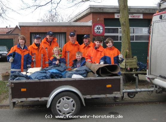 Das tatkr�ftige Sammelteam