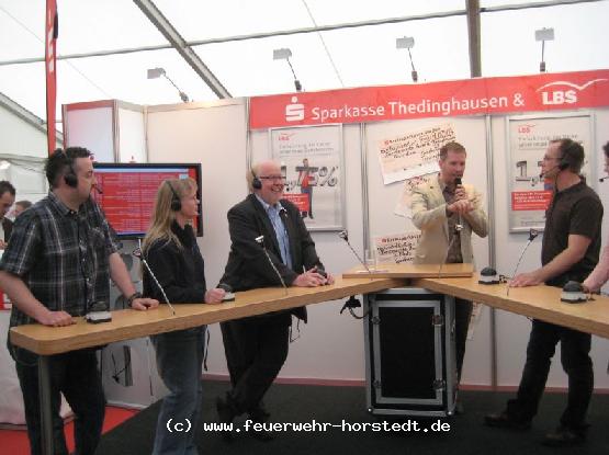 Der spannende Wettbewerb - Thomas holte f�r uns die meisten Punkte 
