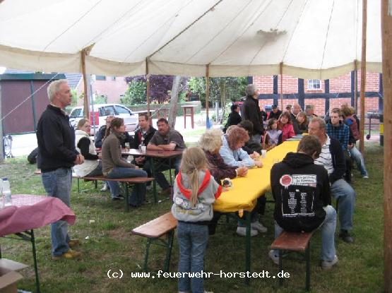 Der OrtsBM bedankte sich bei allen Helfern/Helferinnen und alle lie�en den Tag gem�tlich gemeinsam ausklingen