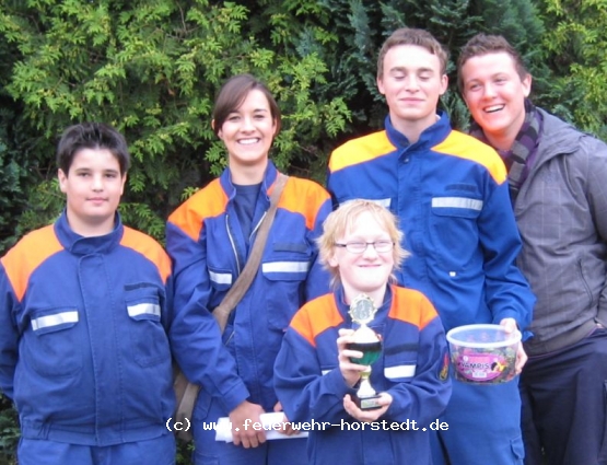 Unsere JF Horstedt ist gl�cklich �ber den 3. Platz