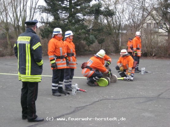 Bei der Pr�fung ging es spannend und hochkonzentriert zu