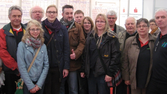 Das Horstedter Quizteam und die Schlachtenbummler/innen