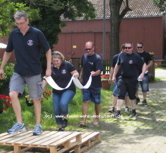 Die Broitzemer Senioren machten au�er der Wertung bei den Spielen mit und hatten viel Spa�