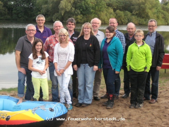 Die Vertreter/innen der GJF und des Feuerschutzausschusses